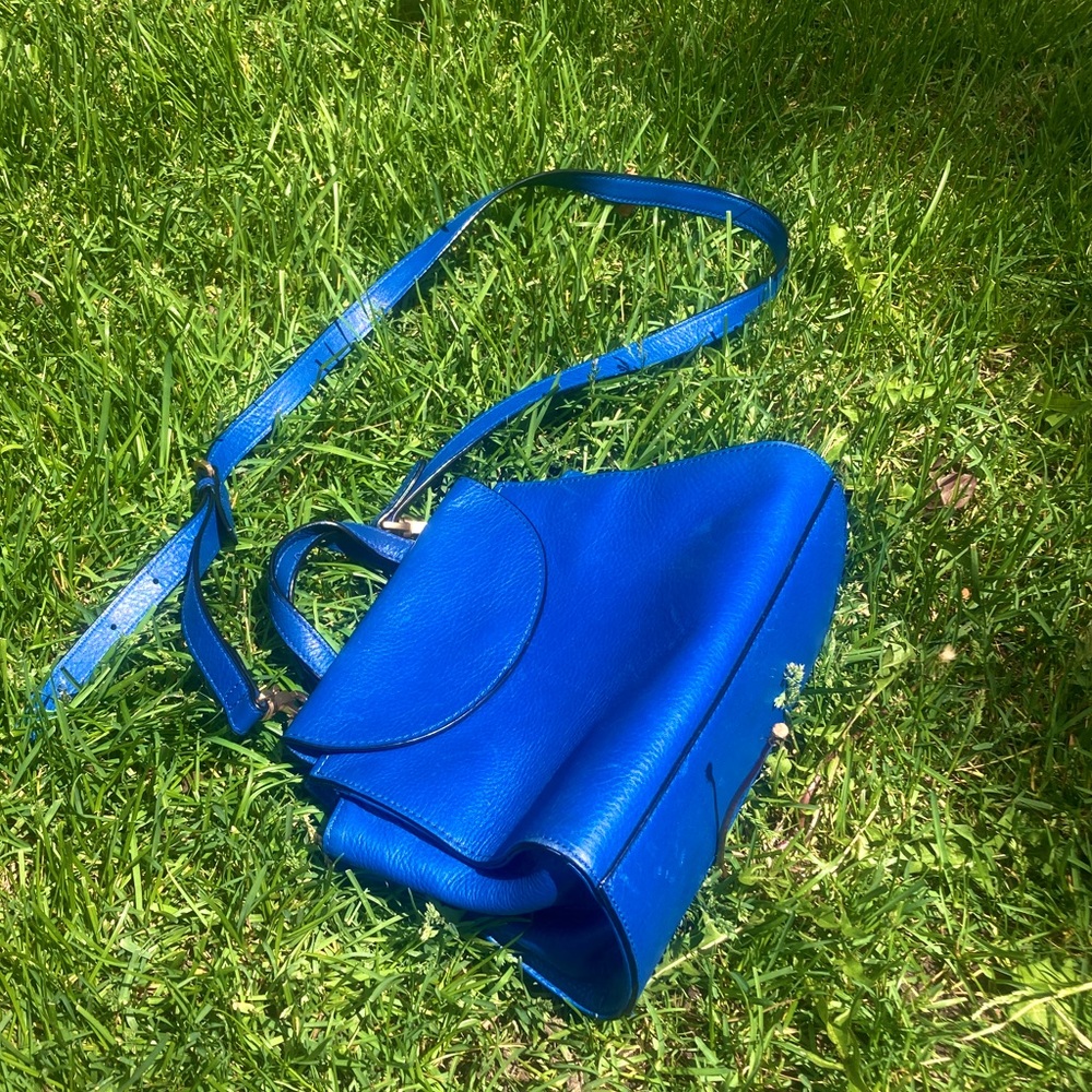 Saturdays by Kate Spade 100% leather A-Satchel